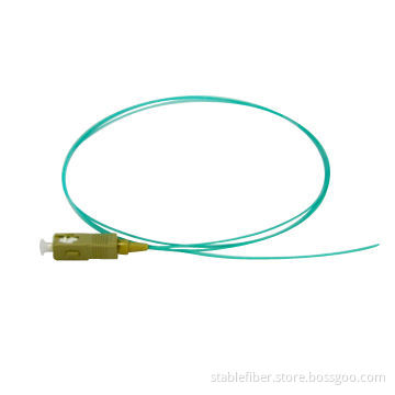 SC/PC OM3 0.9mm Fiber-optic Pigtail with Low Insertion Loss